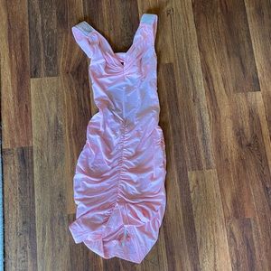 Sexy Rauched Pink Dress💕